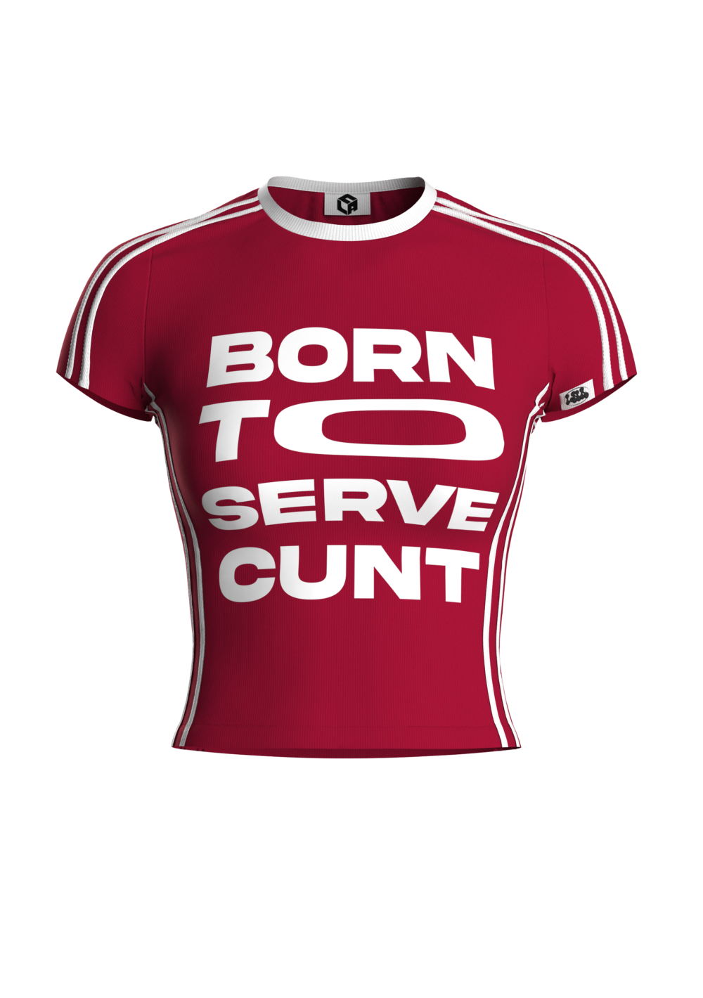 Born To Serve Scarlet Set Top