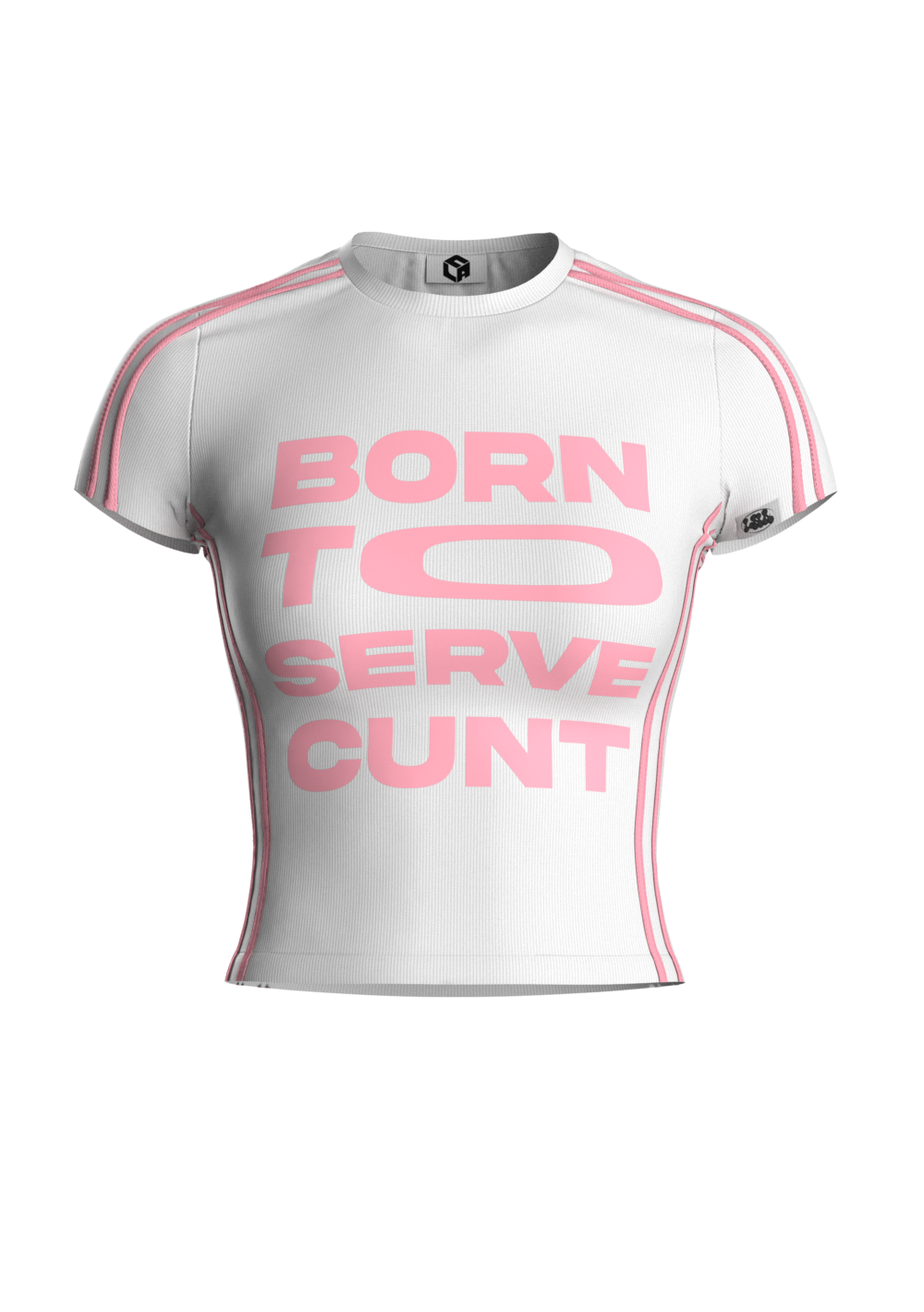 Born To Serve Sweet Pink Top