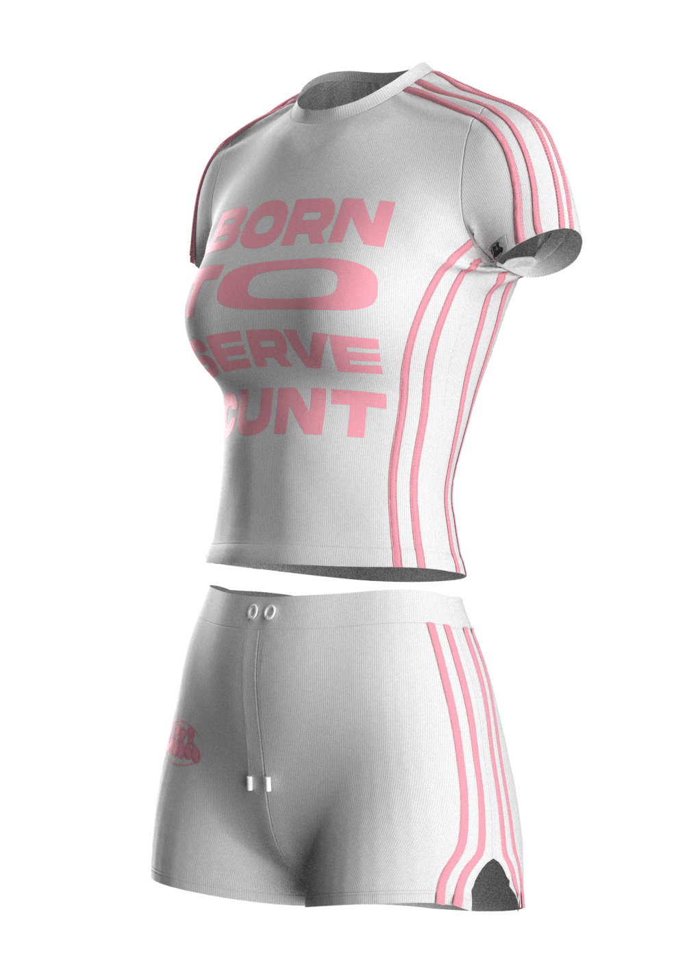 Born To Serve Sweet Pink Set - Image 2