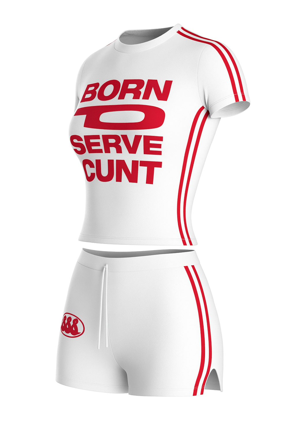 Born To Serve Inverse Red Set - Image 2