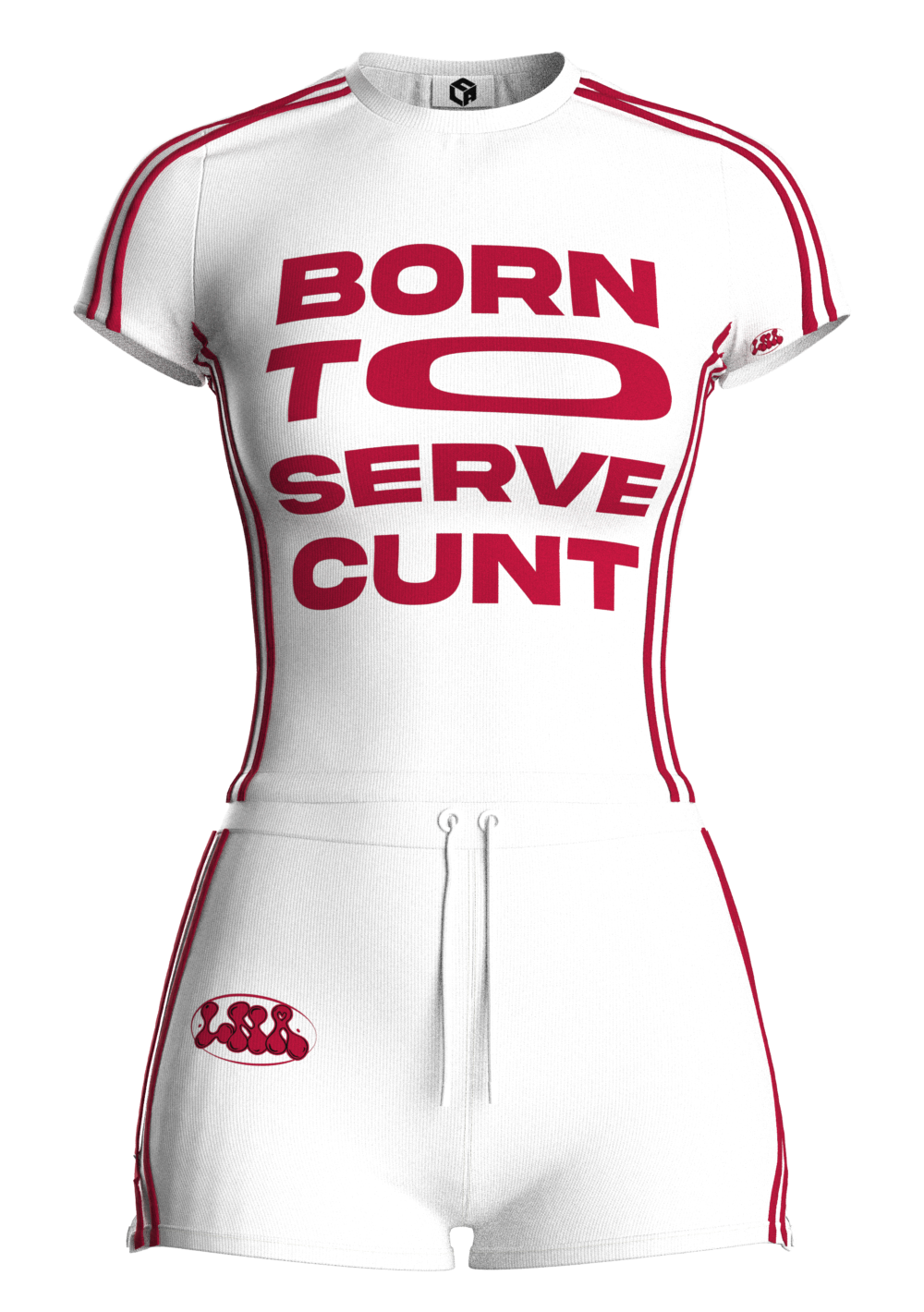 Born To Serve Inverse Red Set