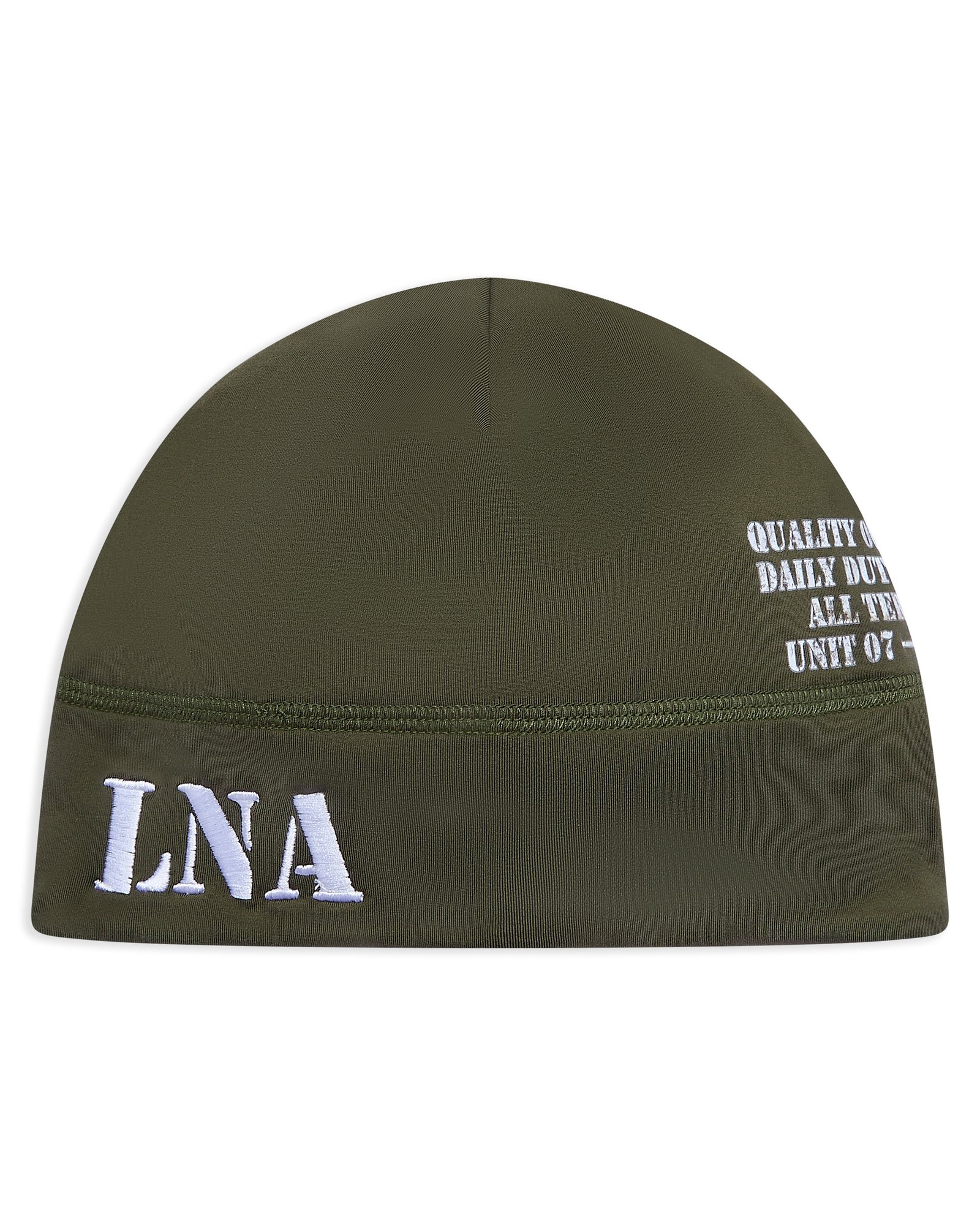 LNA BEANIE - OLIVE EDITION — Front