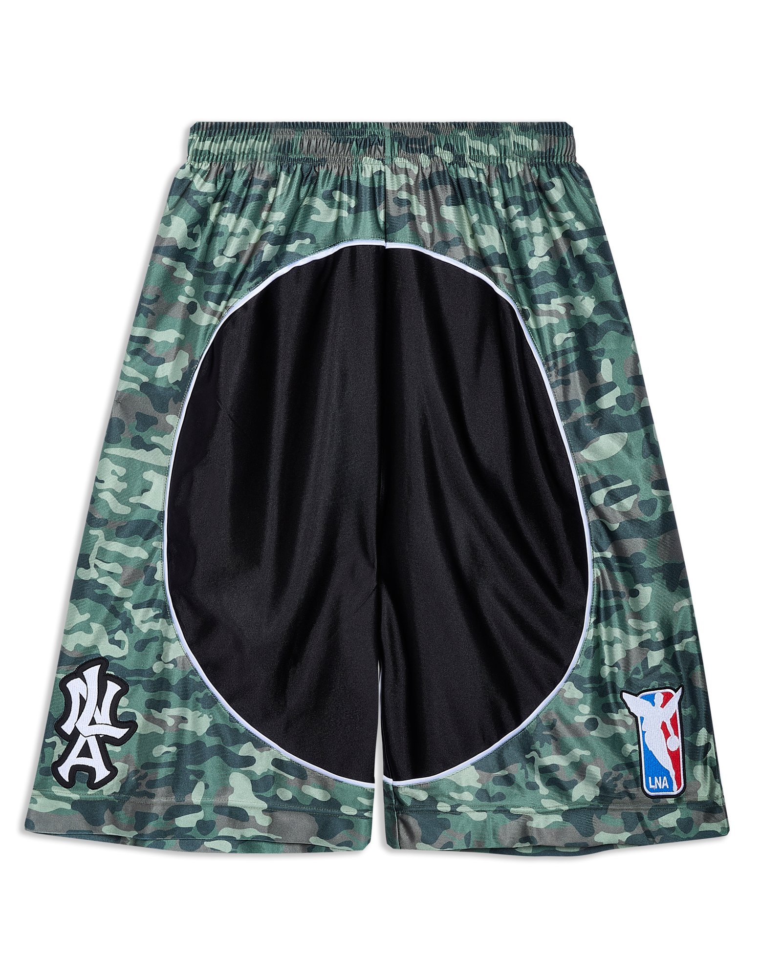 LNA MESH SHORTS - CAMO EDITION — Front