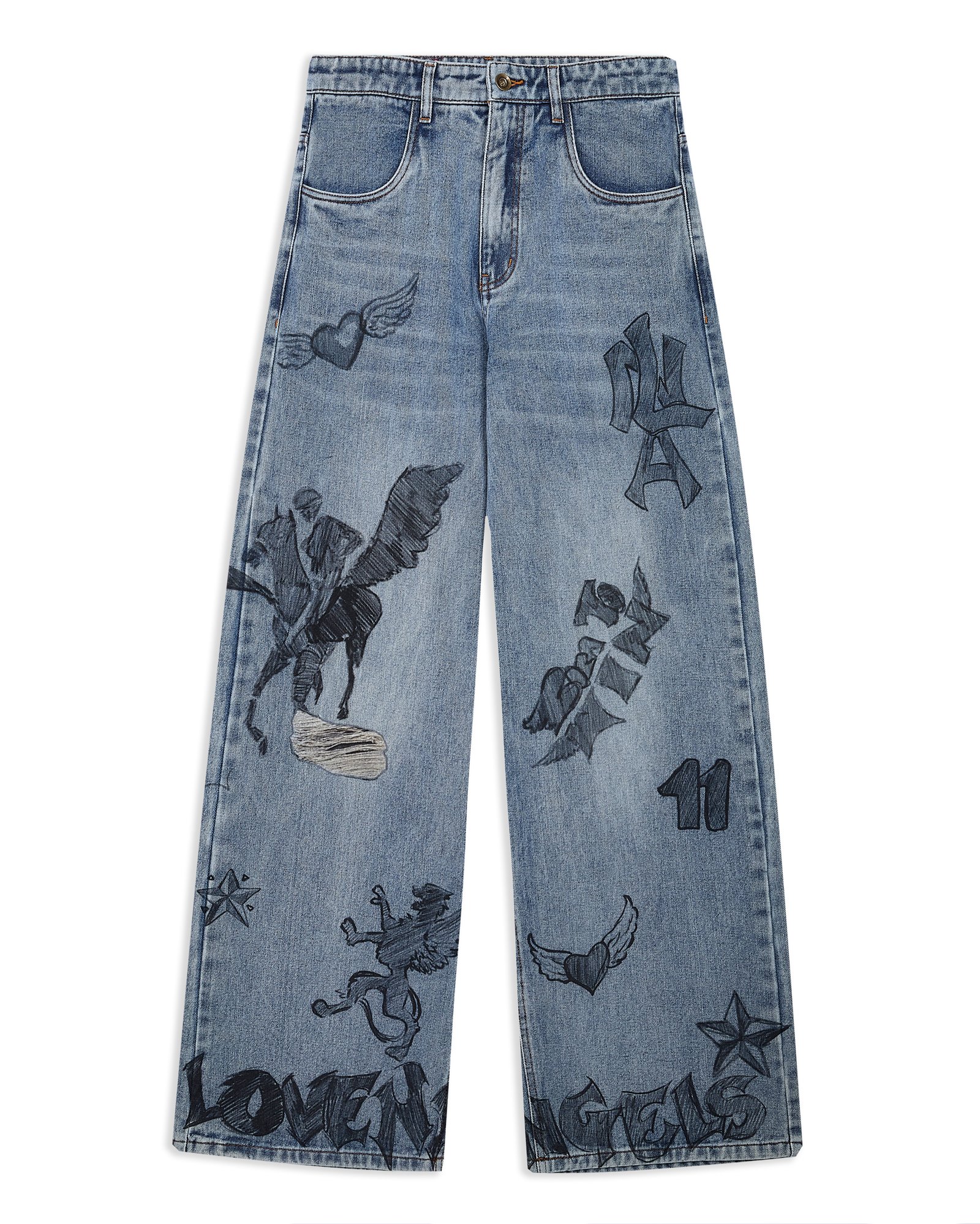 LNA SKETCH DENIM — Front